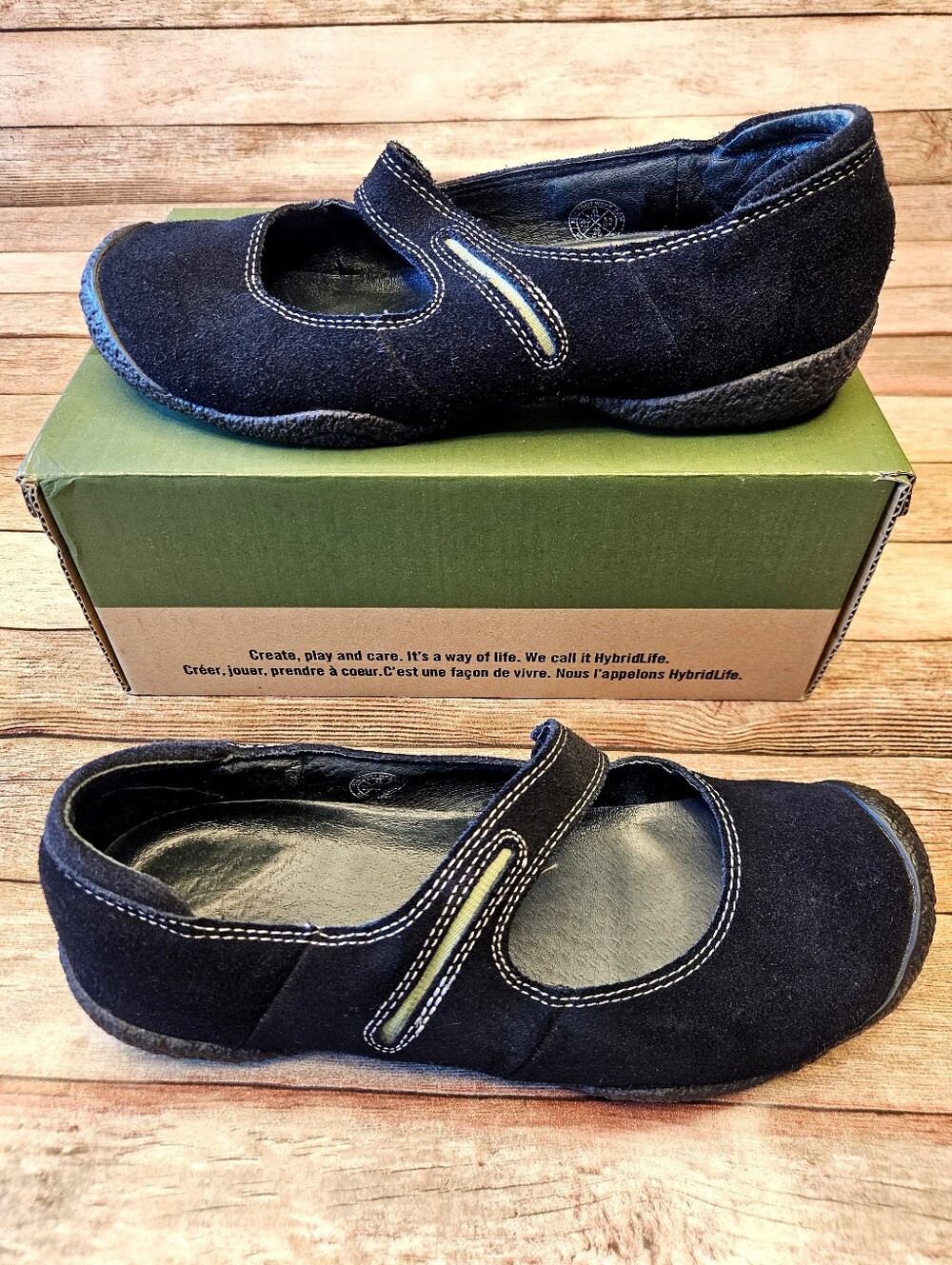 KEEN Black Suede Mary Jane Flats